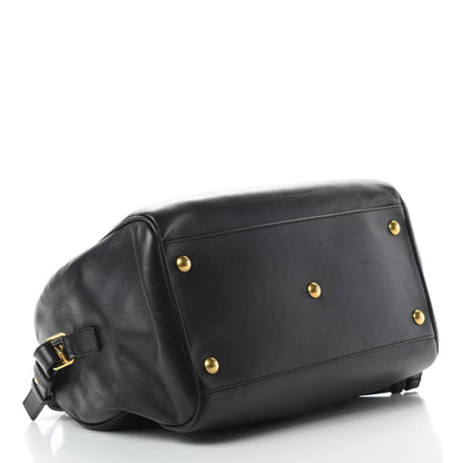 Saint Laurent Calfskin Classic Duffle 6 Black 5 of 19