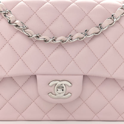 Chanel Lambskin Quilted Medium Double Flap Light Pink 9 of 11
