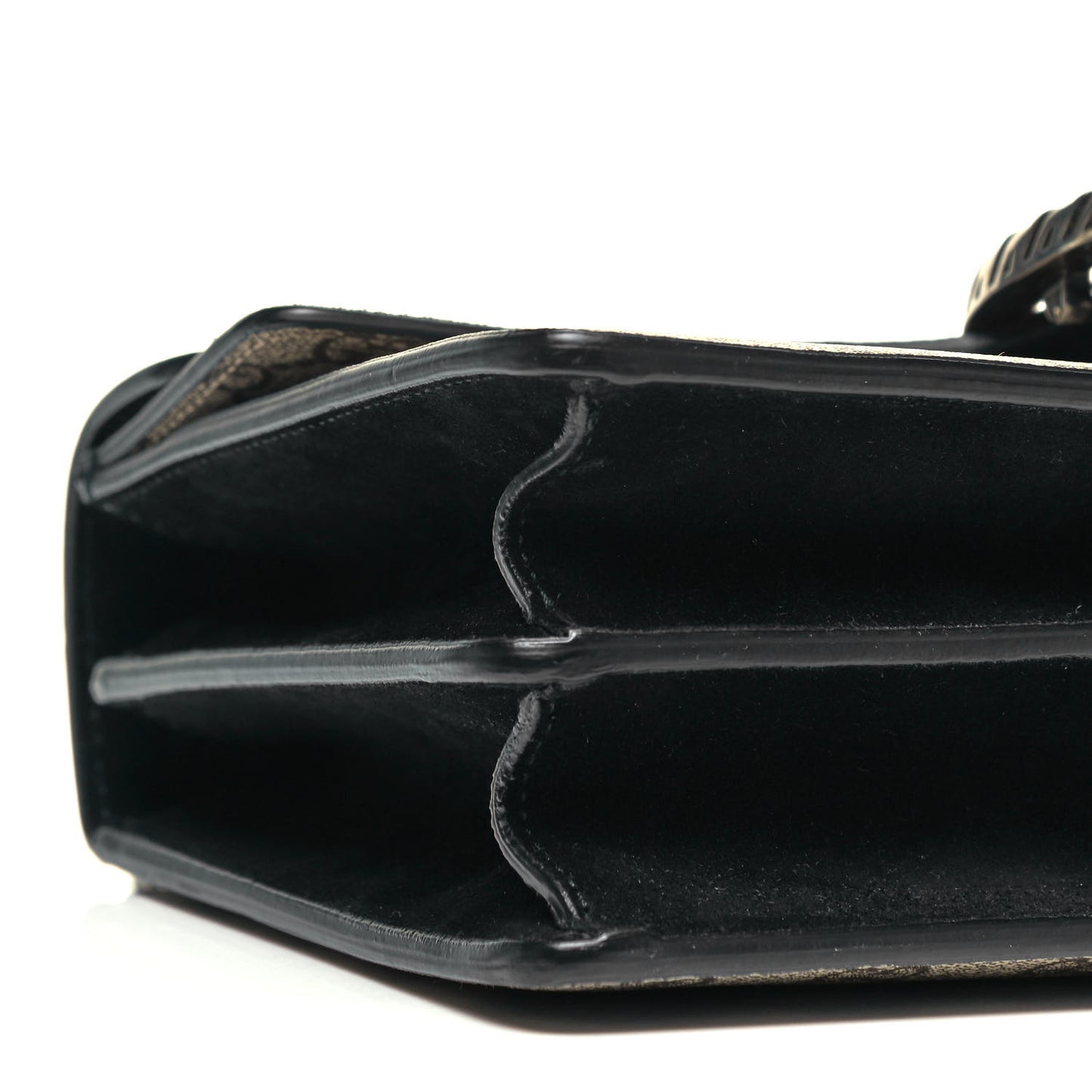 GG Supreme Monogram Small Dionysus Shoulder Bag Black