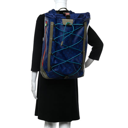 Louis Vuitton Monogram Taiga Eclipse Outdoor Pacific Backpack Cobalt 2 of 10