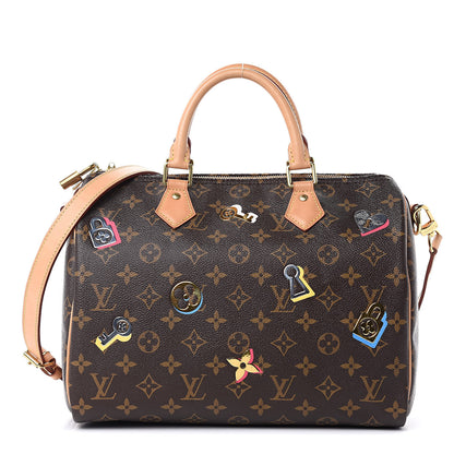 Louis Vuitton Monogram Love Lock Speedy Bandouliere 30 1 of 13