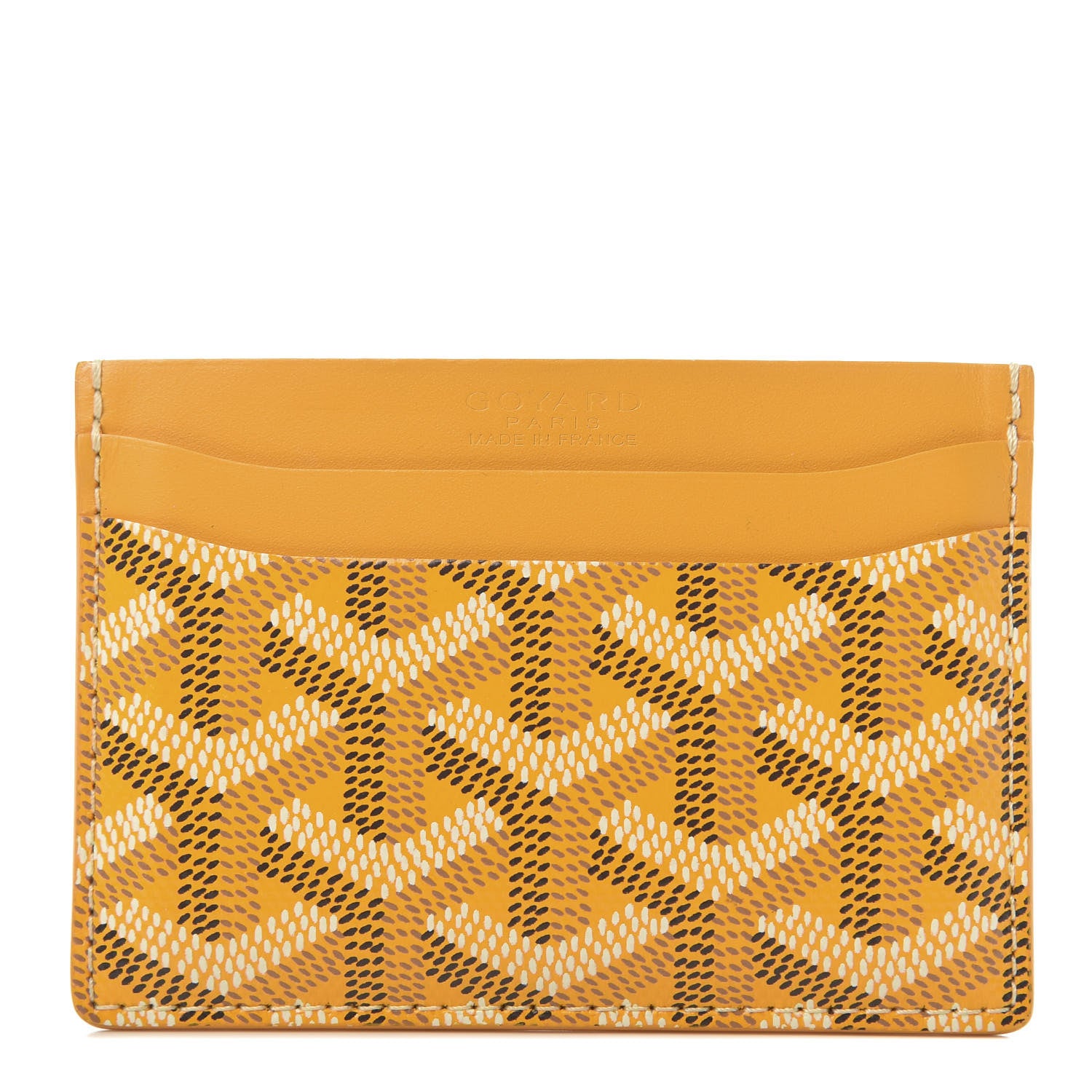 Goyard Goyardine Saint Sulpice Card Holder Yellow 1 of 6