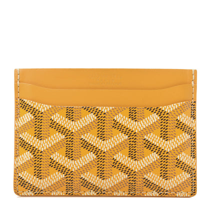 Goyard Goyardine Saint Sulpice Card Holder Yellow 1 of 6