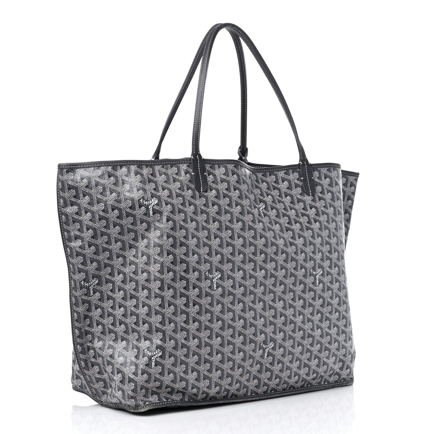 Goyardine Reversible Anjou GM Grey