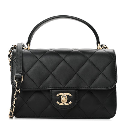 Chanel Calfskin Quilted Coco Lady Flap Black 1 of 11