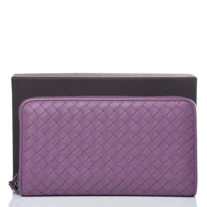 Bottega Veneta Nappa Intrecciato Zip Around Wallet Corot 12 of 12