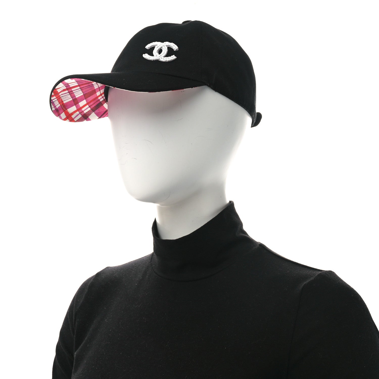 Chanel Cotton CC Cap Hat Black 2 of 8