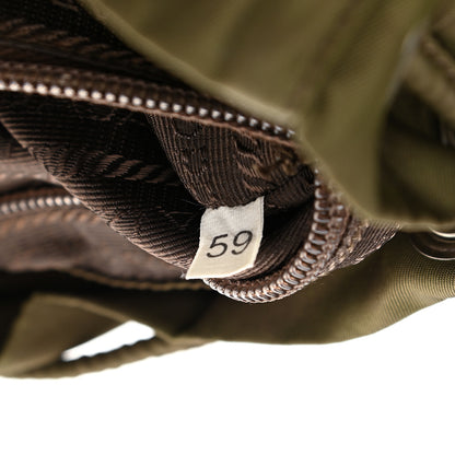 Prada Nylon Vela Small Backpack Green 11 of 13