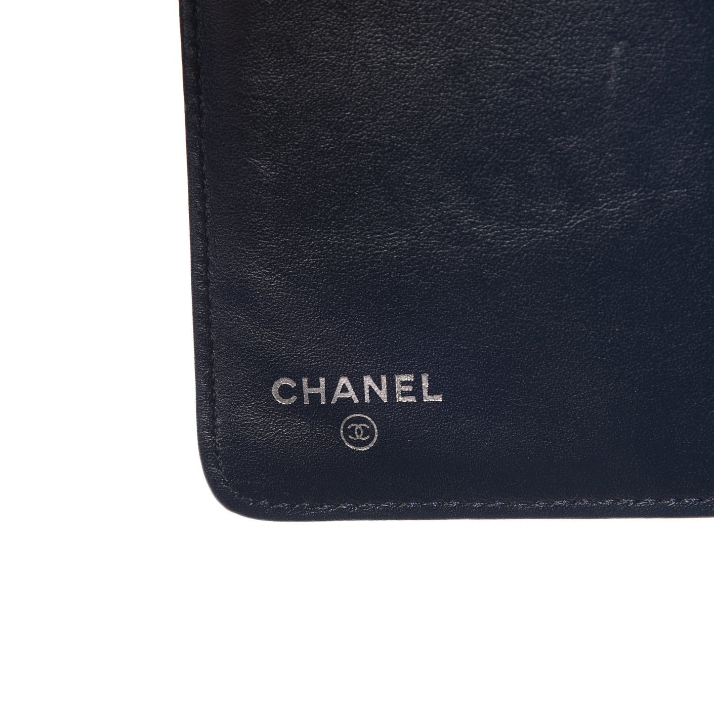 Caviar Timeless CC French Wallet Navy Blue