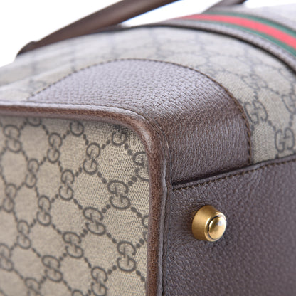Gucci Soft GG Supreme Monogram Web Neo Vintage Duffle Bag Beige New Acero Crop 12 of 13