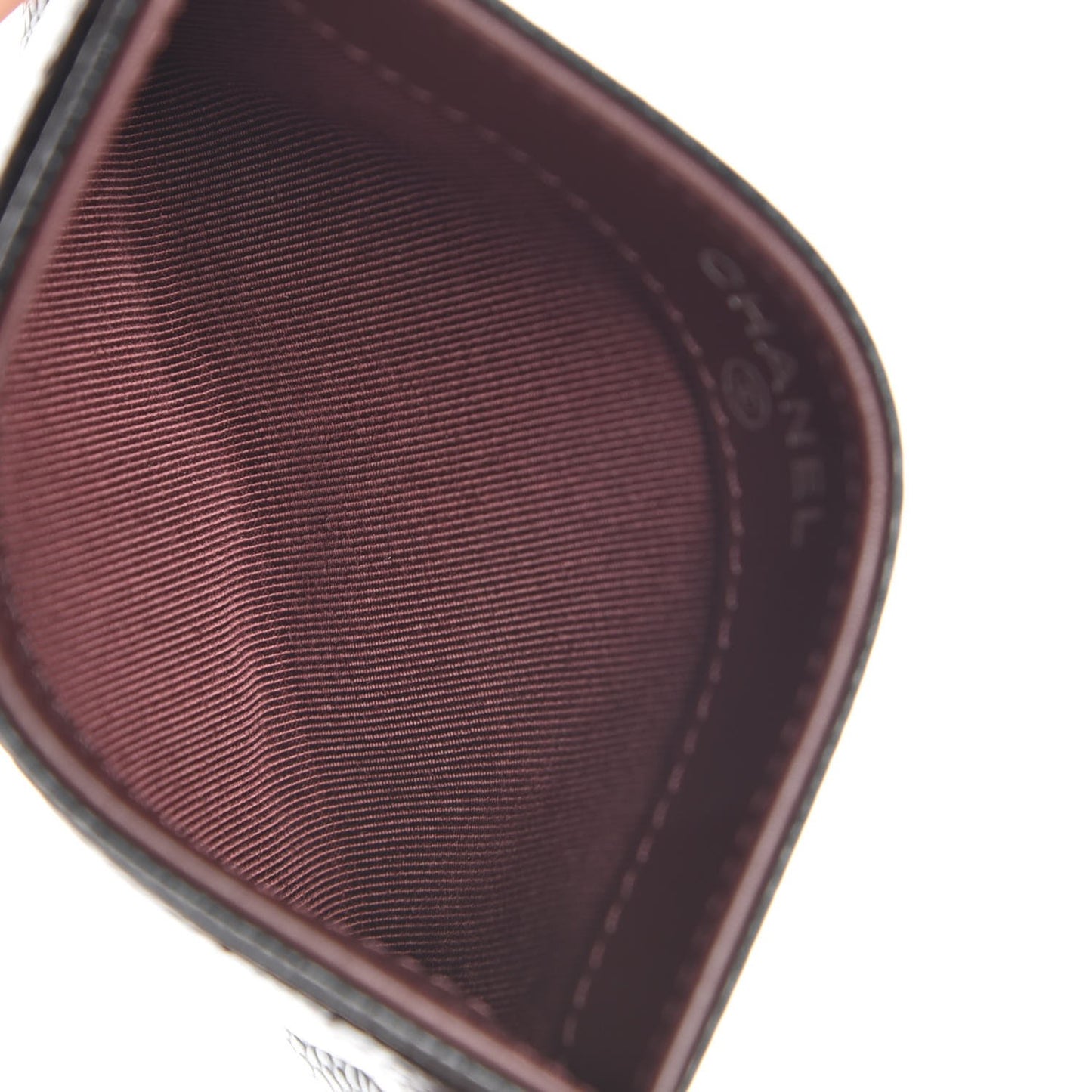 Caviar Quilted Card Holder Black