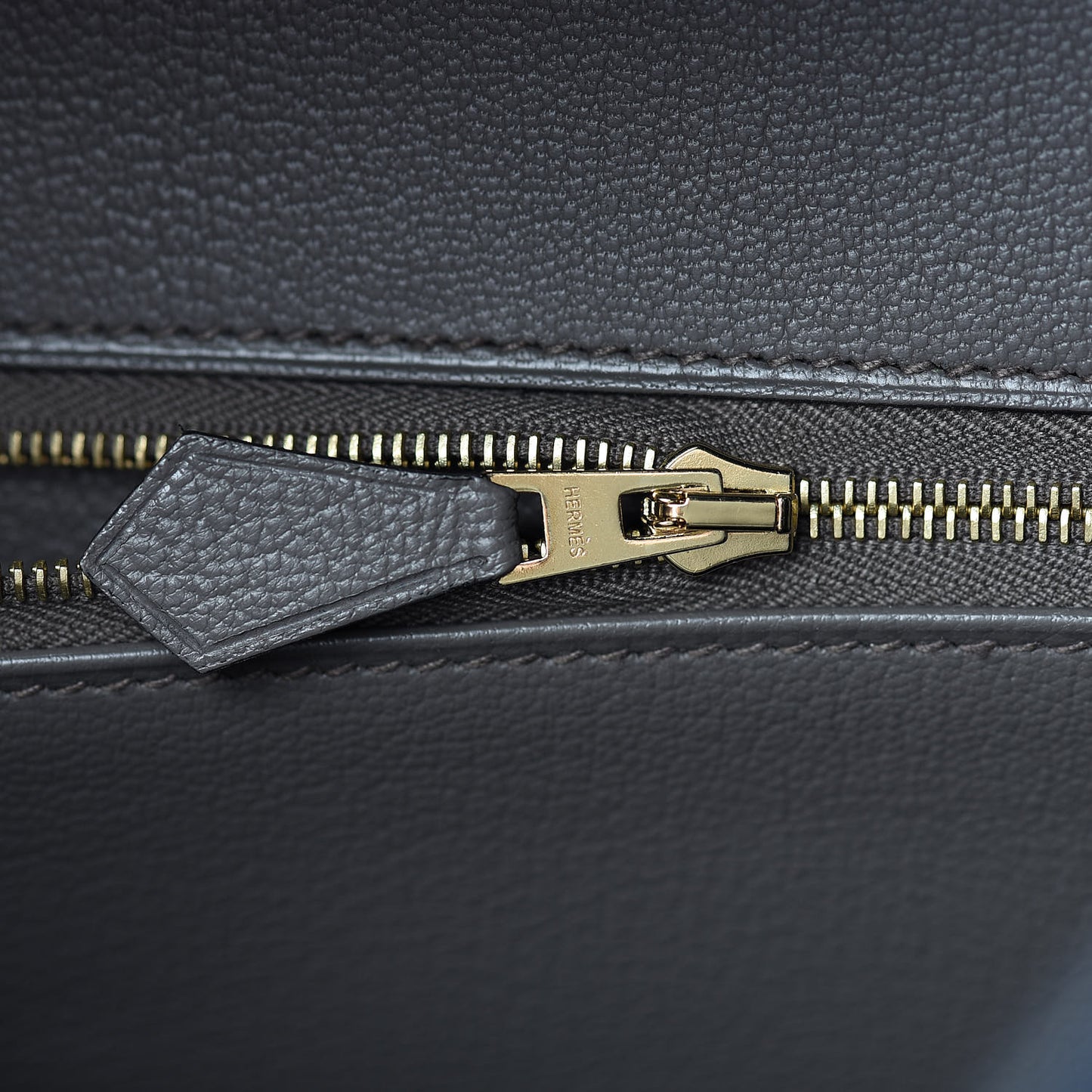 Epsom Horseshoe Birkin 35 Bleu Saphir Etain