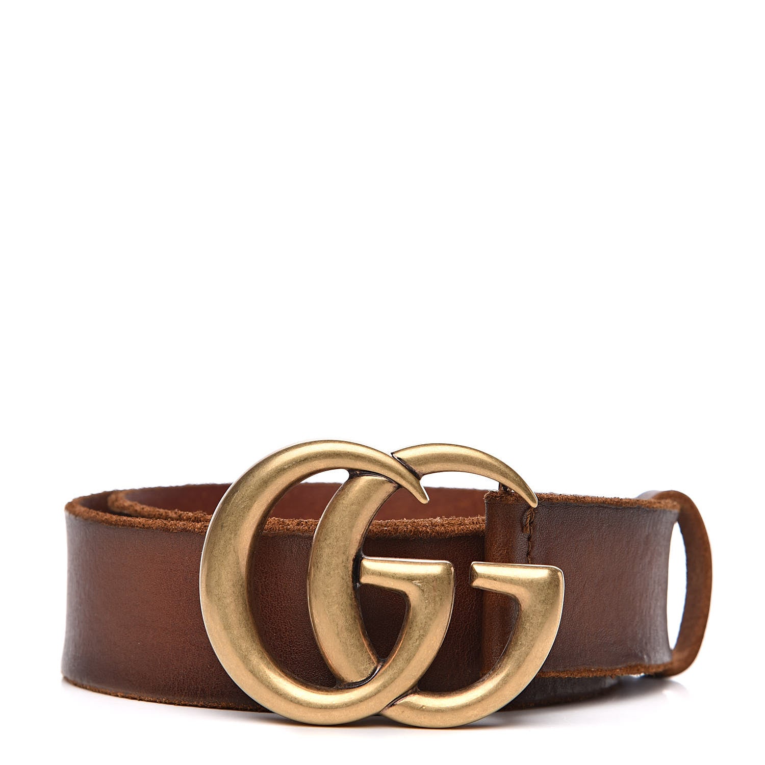 Gucci Faded Calfskin Double G 40mm Belt 75 30 Cuir 1 of 7