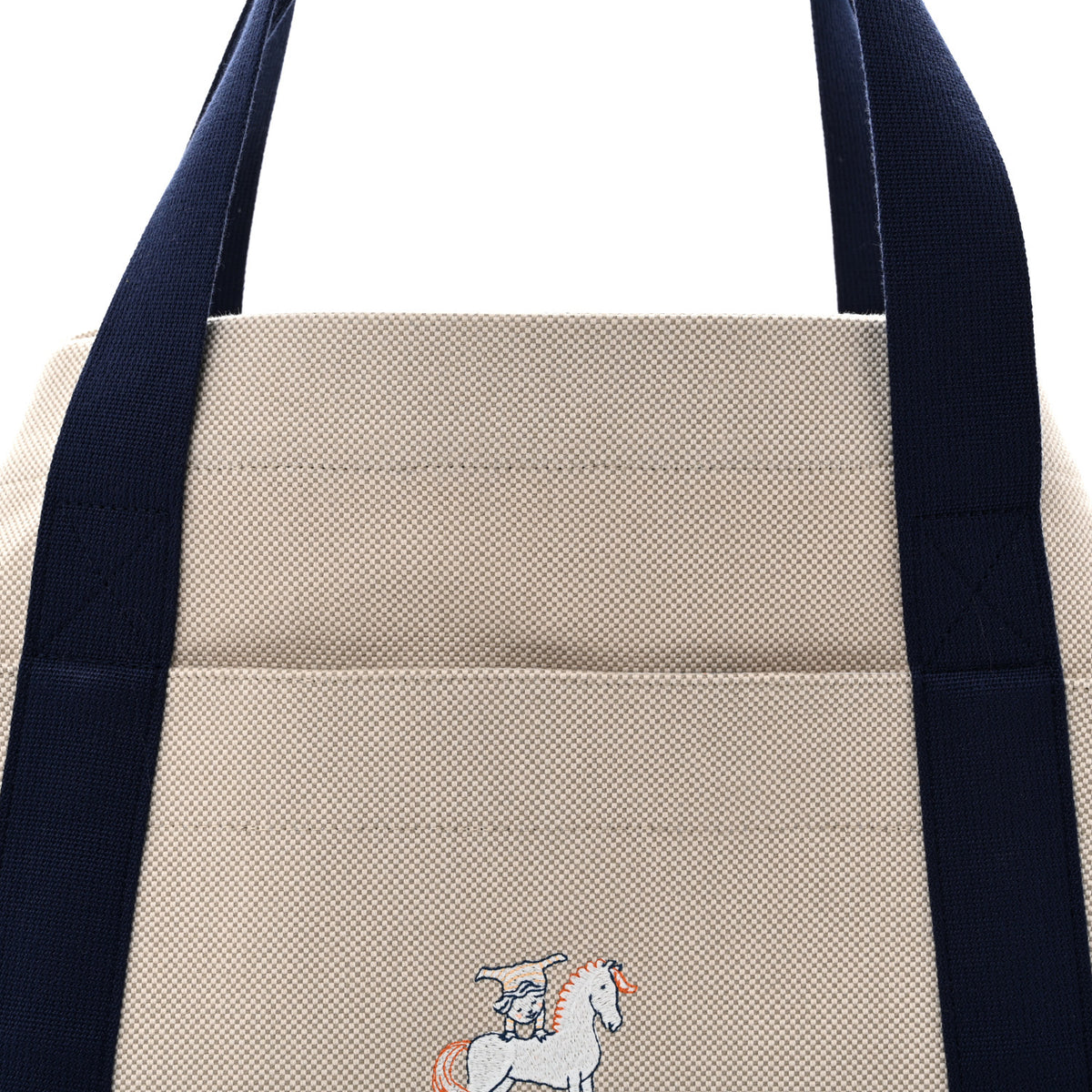 H Canvas Cabriole Nappy Bag Gris Perle