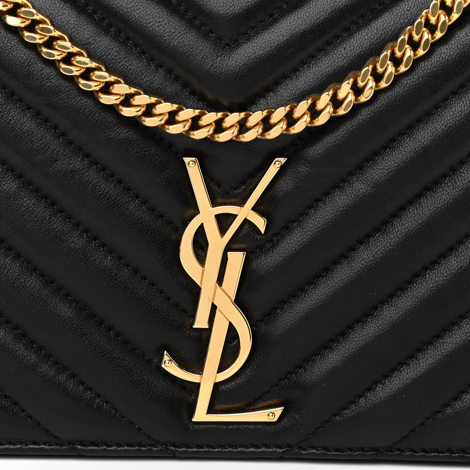 Saint Laurent Lambskin Matelasse Monogram Kate 99 Black 9 of 16