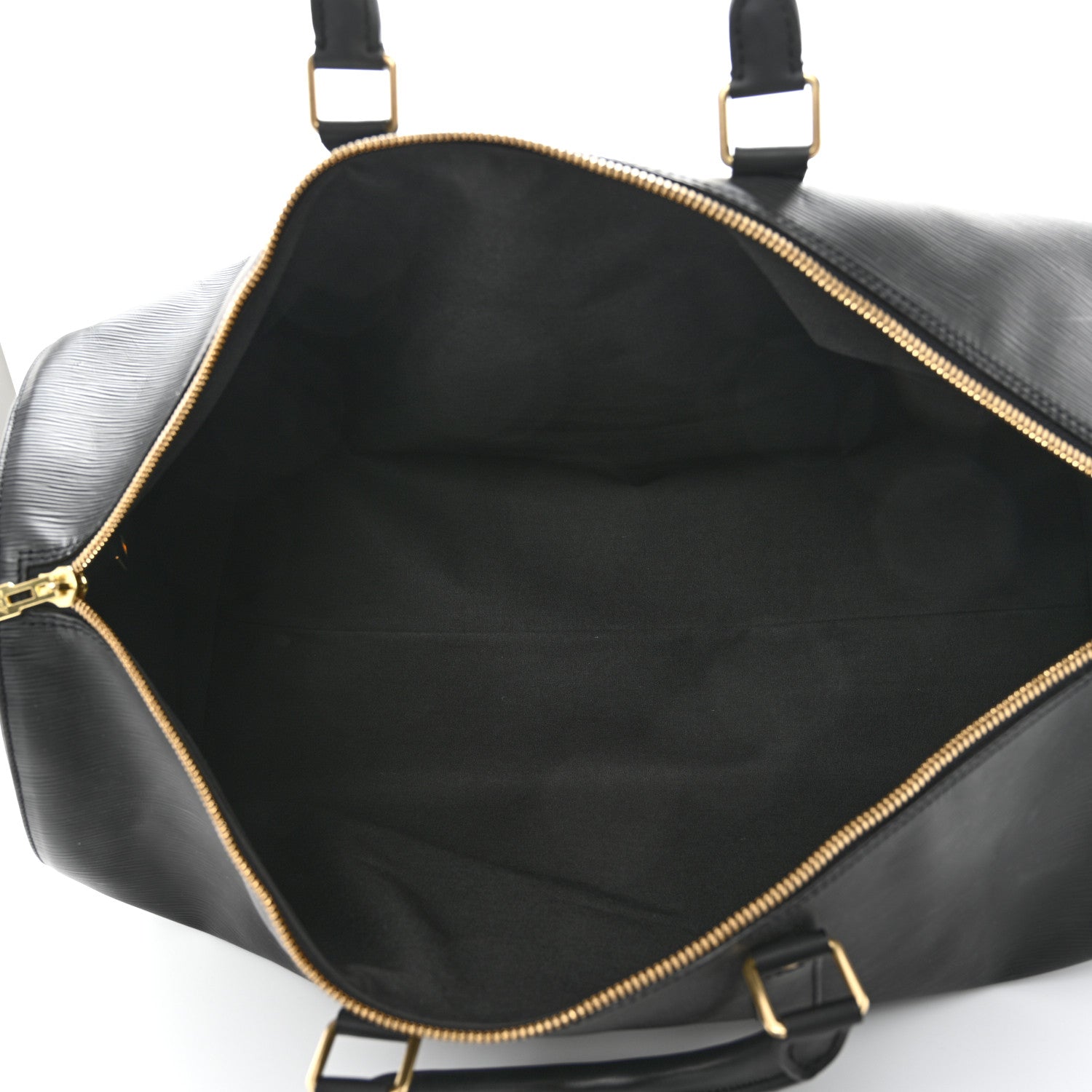 Louis Vuitton Epi Keepall 55 Black 5 of 12