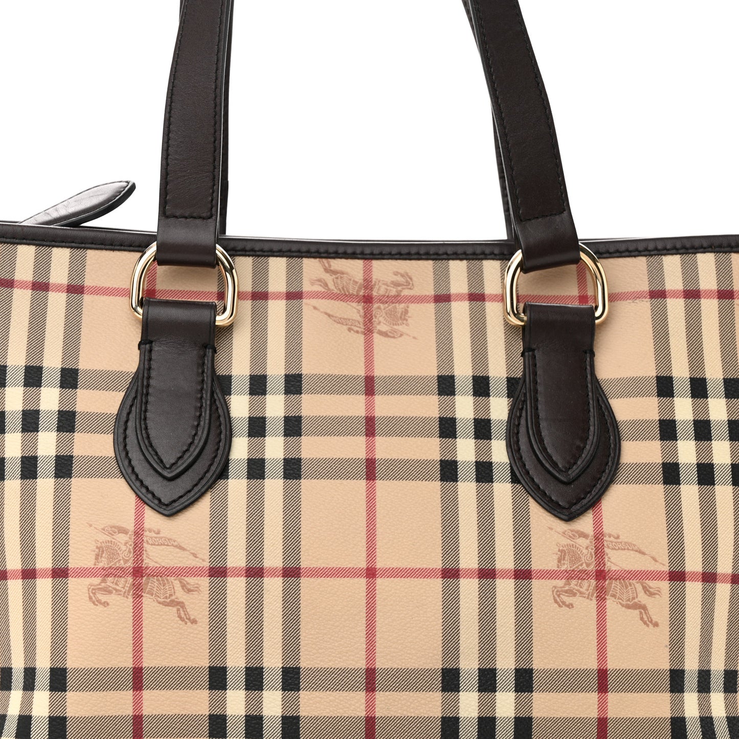 Haymarket Check Medium Regent Tote Chocolate