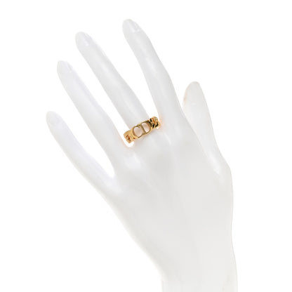 Christian Dior Metal Danseuse Etoile Chain Ring L Gold 2 of 4
