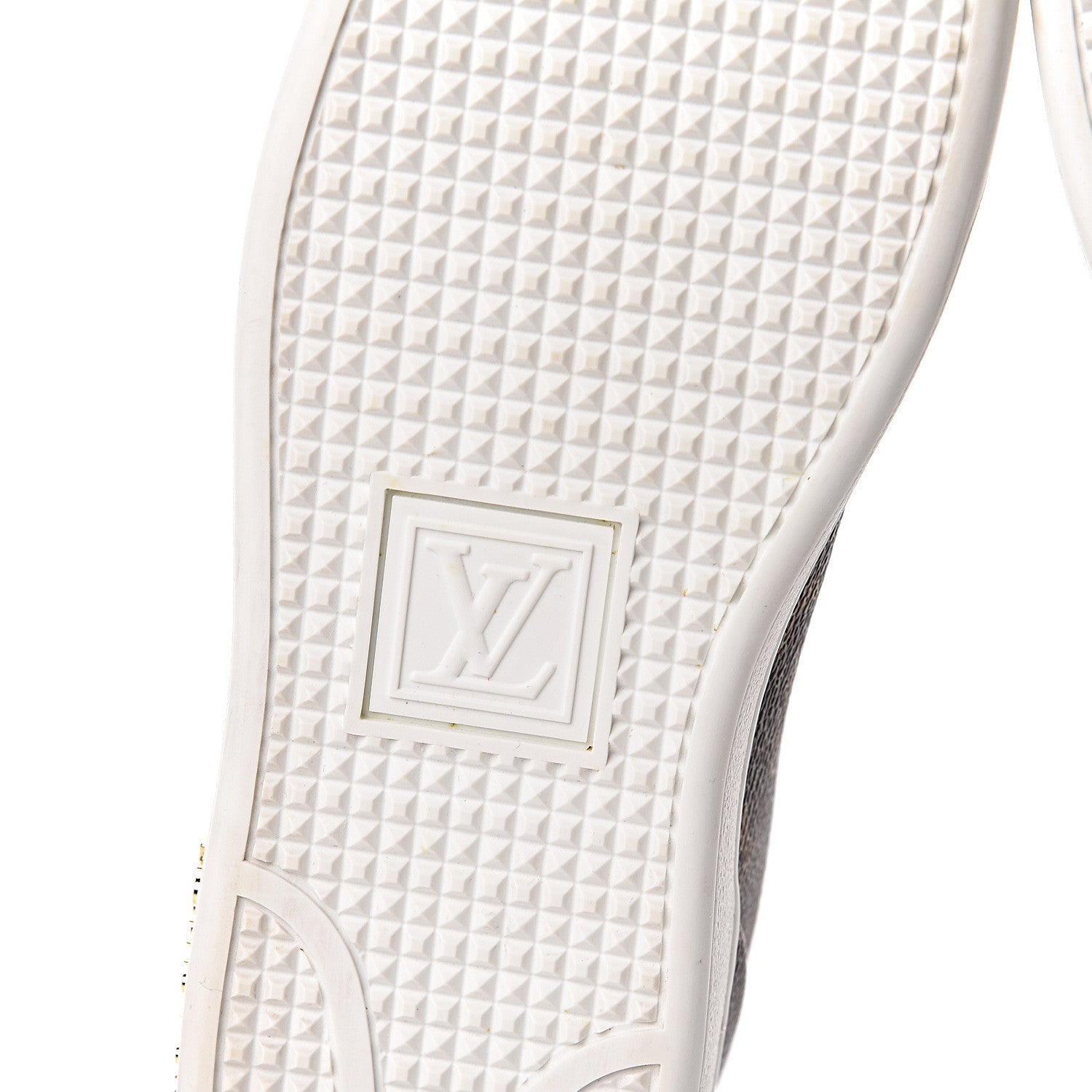 Louis Vuitton Calfskin Monogram LV Black Heart Sneakers 37 Cacao 8 of 11