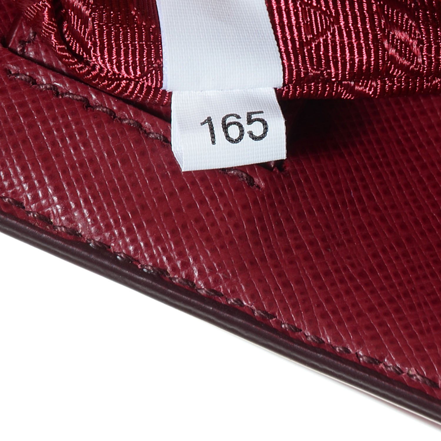Prada Saffiano Lux Medium Tote Cherry 11 of 14