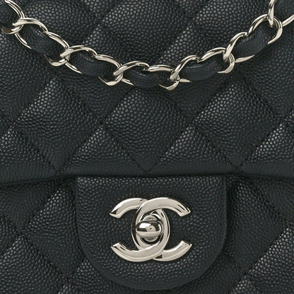 Chanel Caviar Quilted Mini Square Flap Black 8 of 10
