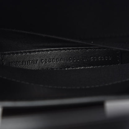 Balenciaga Calfskin Losange Monogram Embossed Medium Sharp Tote Black 9 of 10