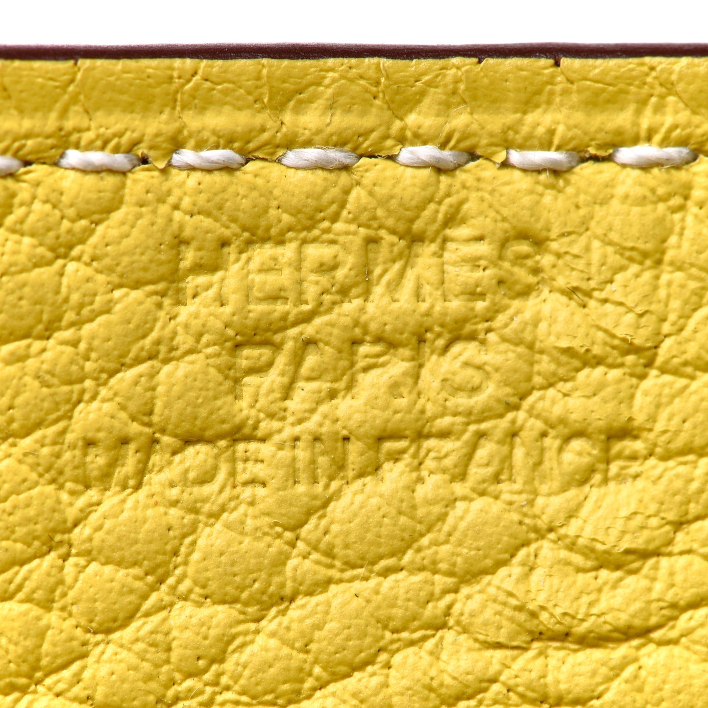 Taurillon Clemence Mini Mises et Relances Change Tray Jaune Fauve