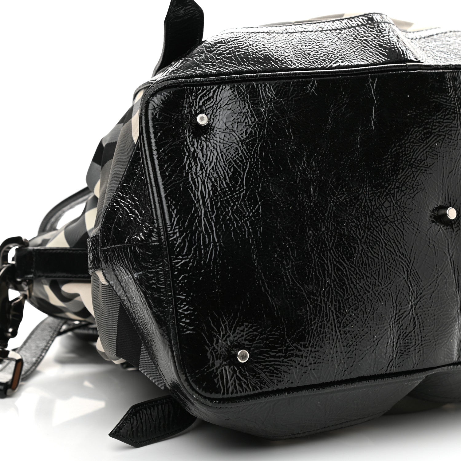 Burberry Nylon Beat Check Lowry Black 9 of 10