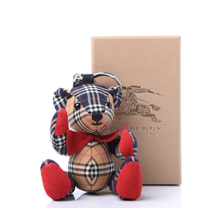 Burberry Canvas Small Scale Check Thomas Bear Bag Charm Antique Yellow 5 of 5