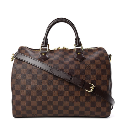 Louis Vuitton Damier Ebene Speedy Bandouliere 30 1 of 14