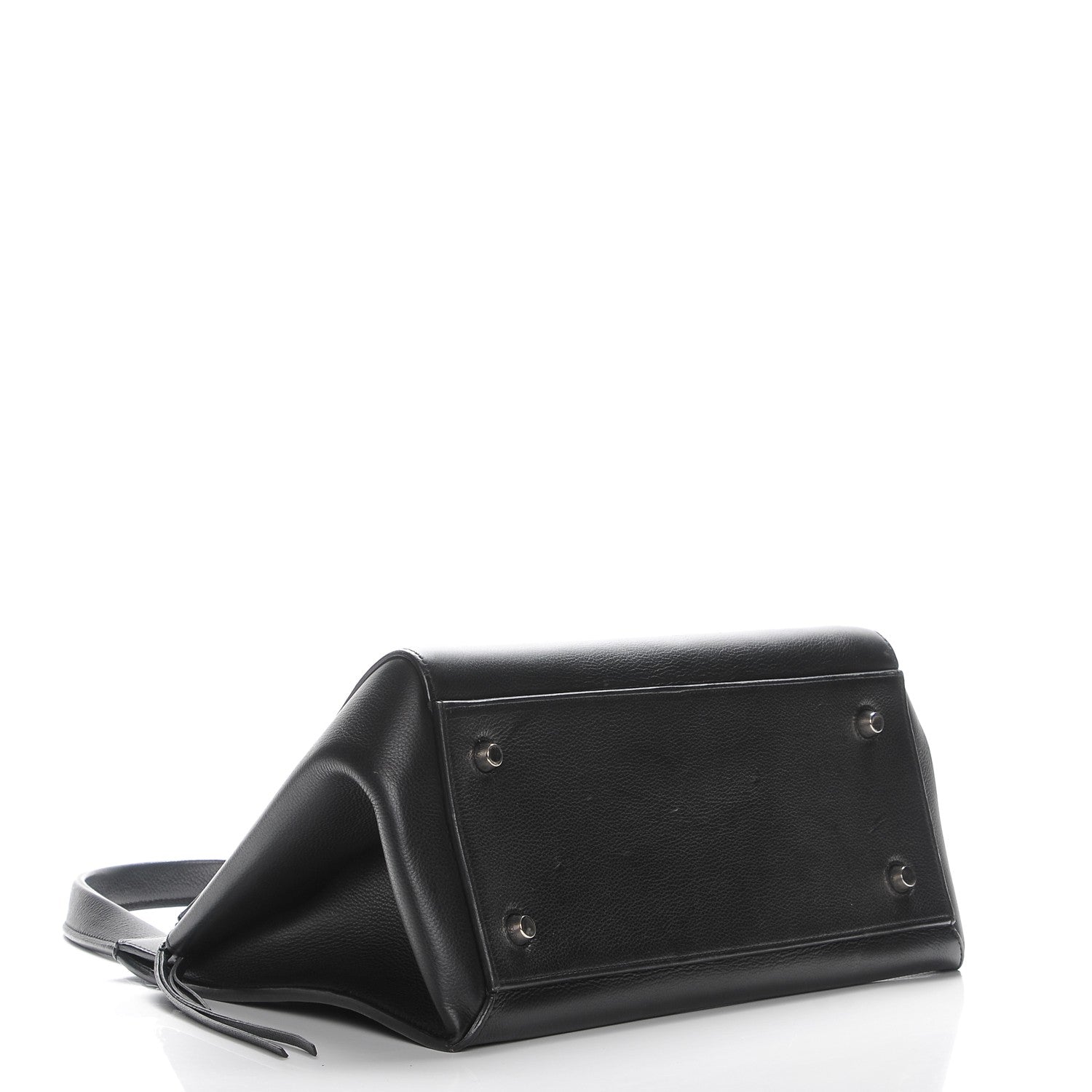 Celine Supple Calfskin Medium Edge Shoulder Bag Black 4 of 9