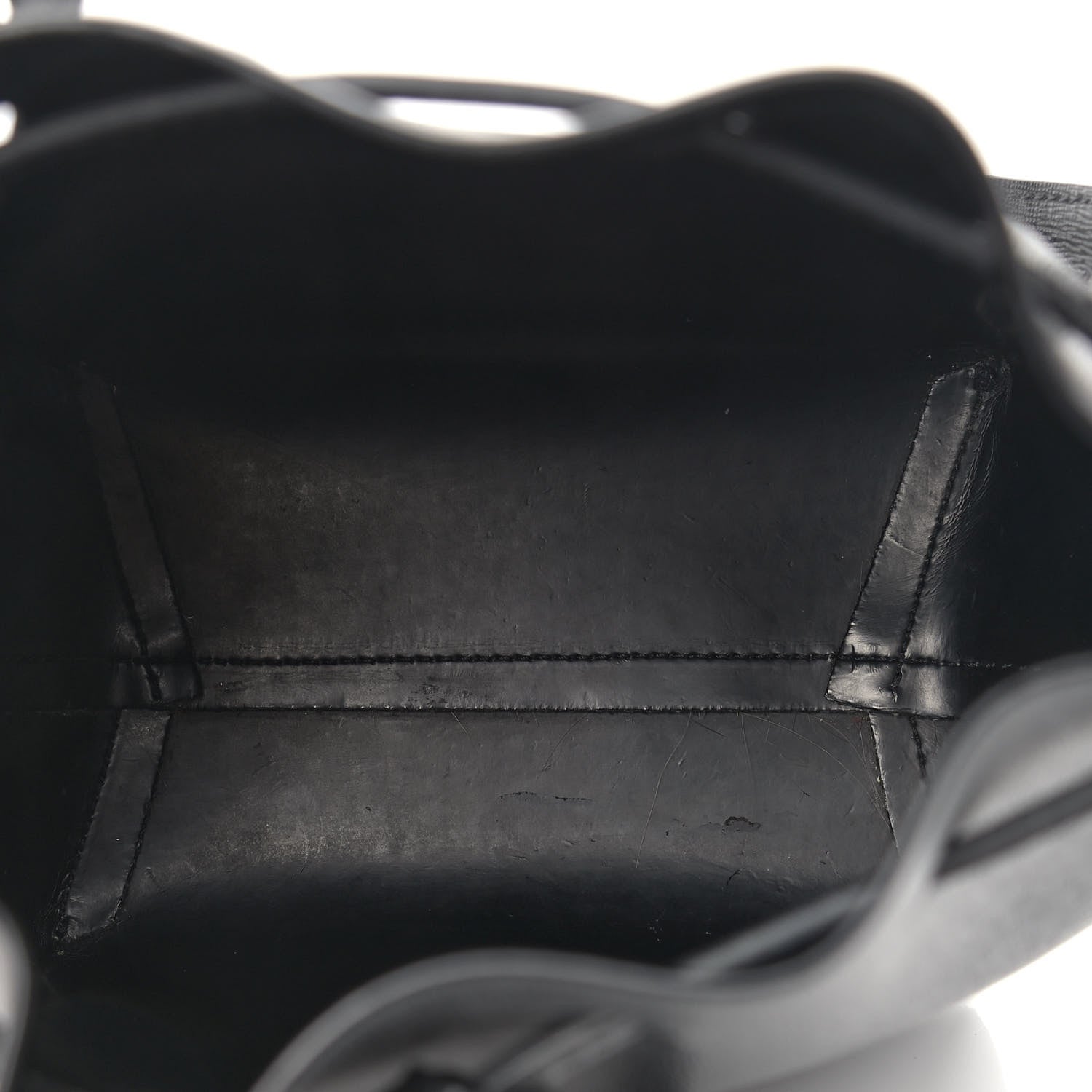Mansur Gavriel Saffiano Mini Mini Bucket Bag Black 5 of 9