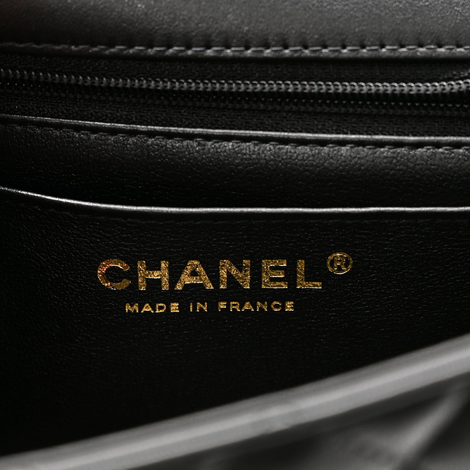 Chanel Lambskin Quilted Mini Top Handle Rectangular Flap Black 6 of 11