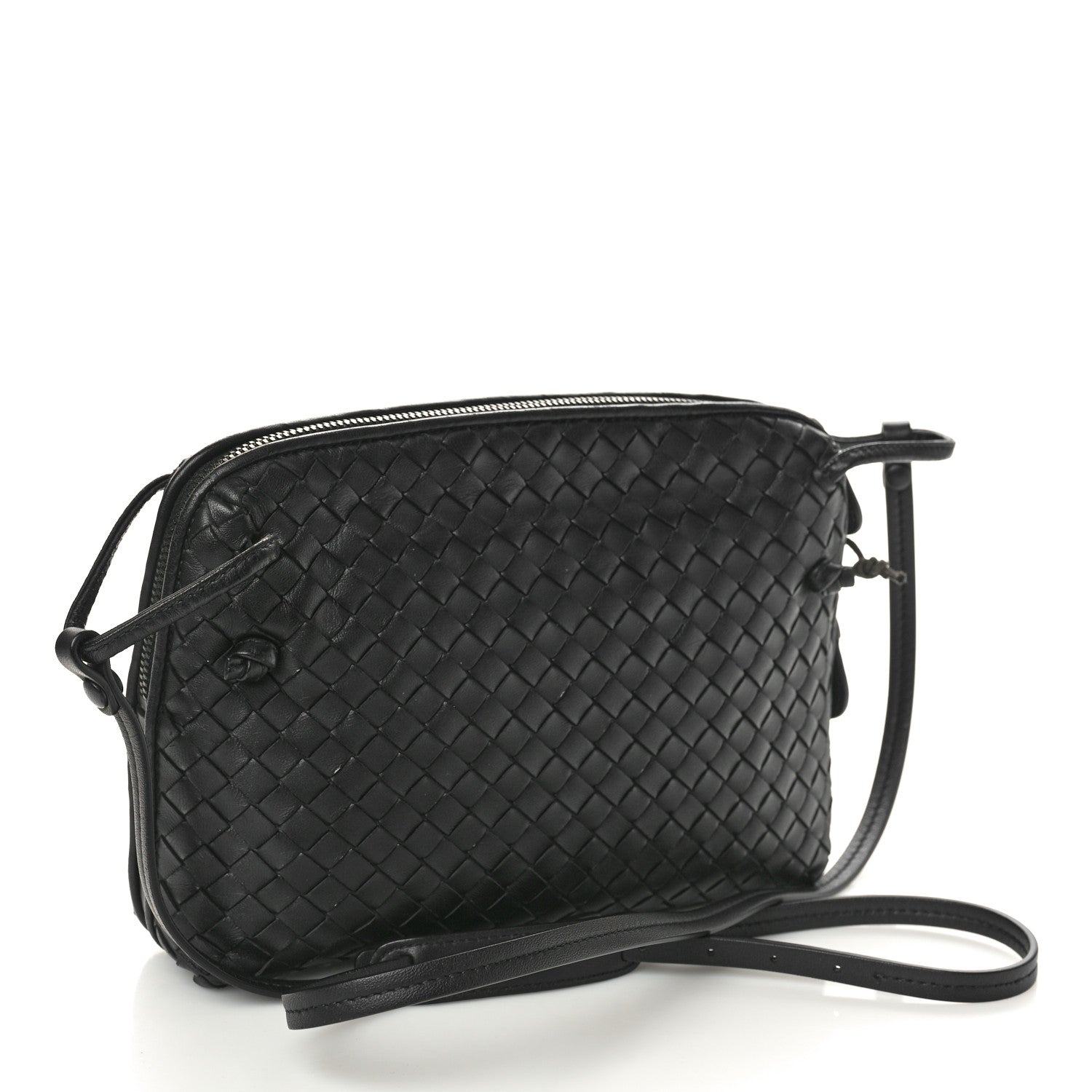 Bottega Veneta Nappa Intrecciato Nodini Bag Black 4 of 11