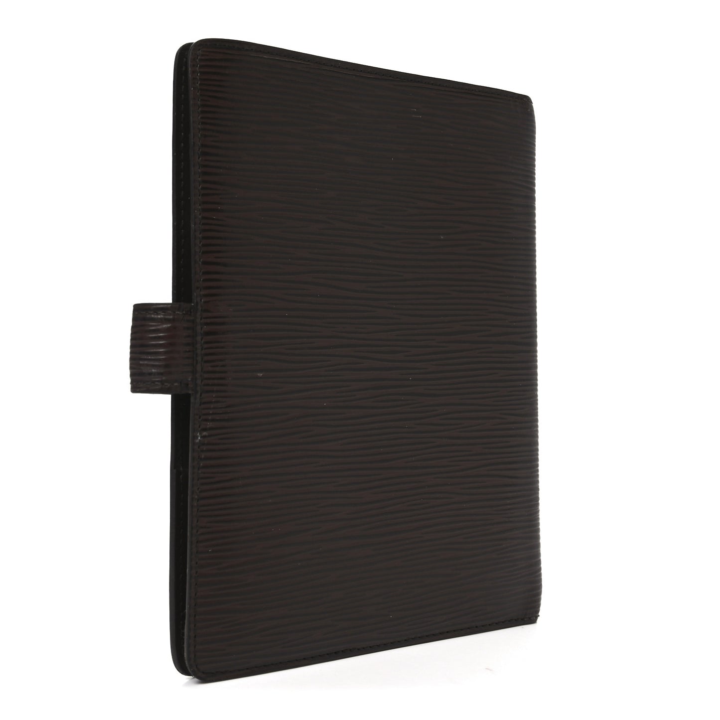 Epi Medium Ring Agenda Cover Moka