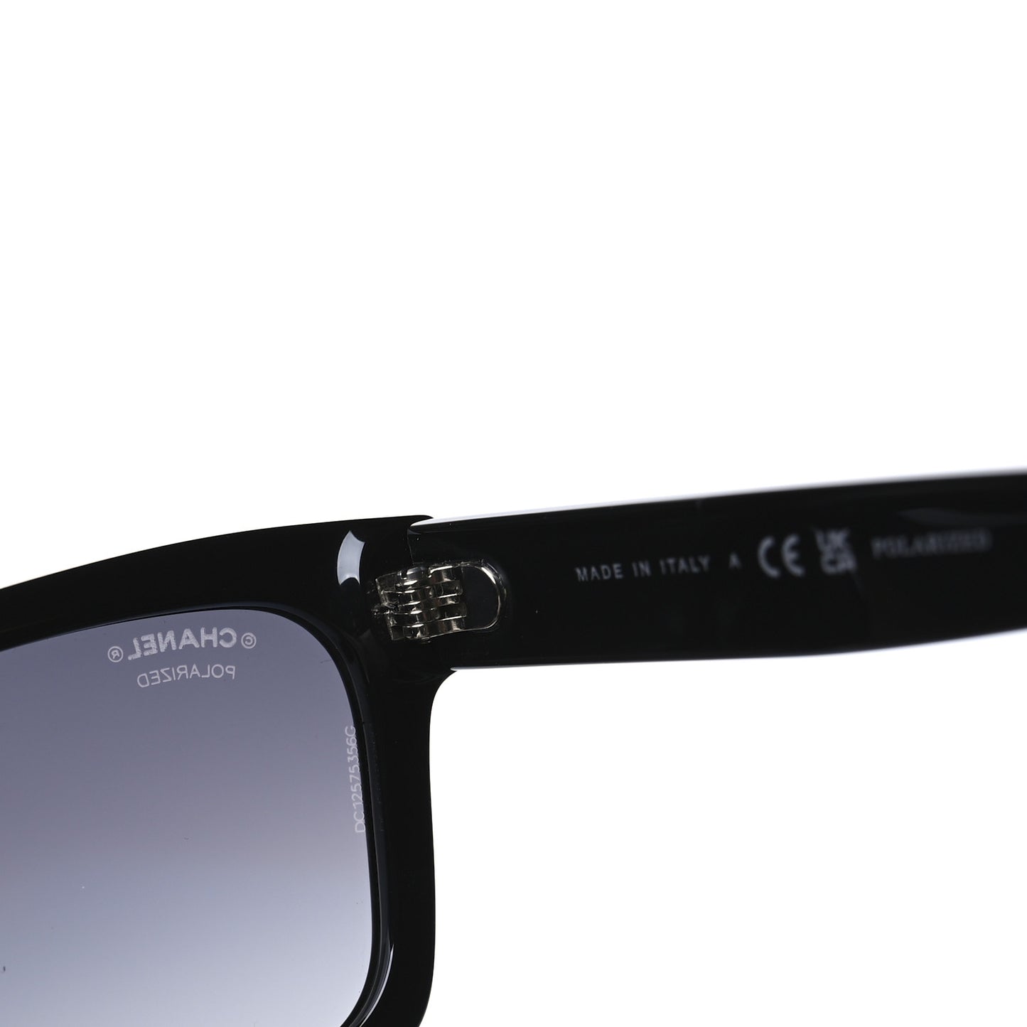 Acetate Polarized Square Sunglasses 5417-A Black
