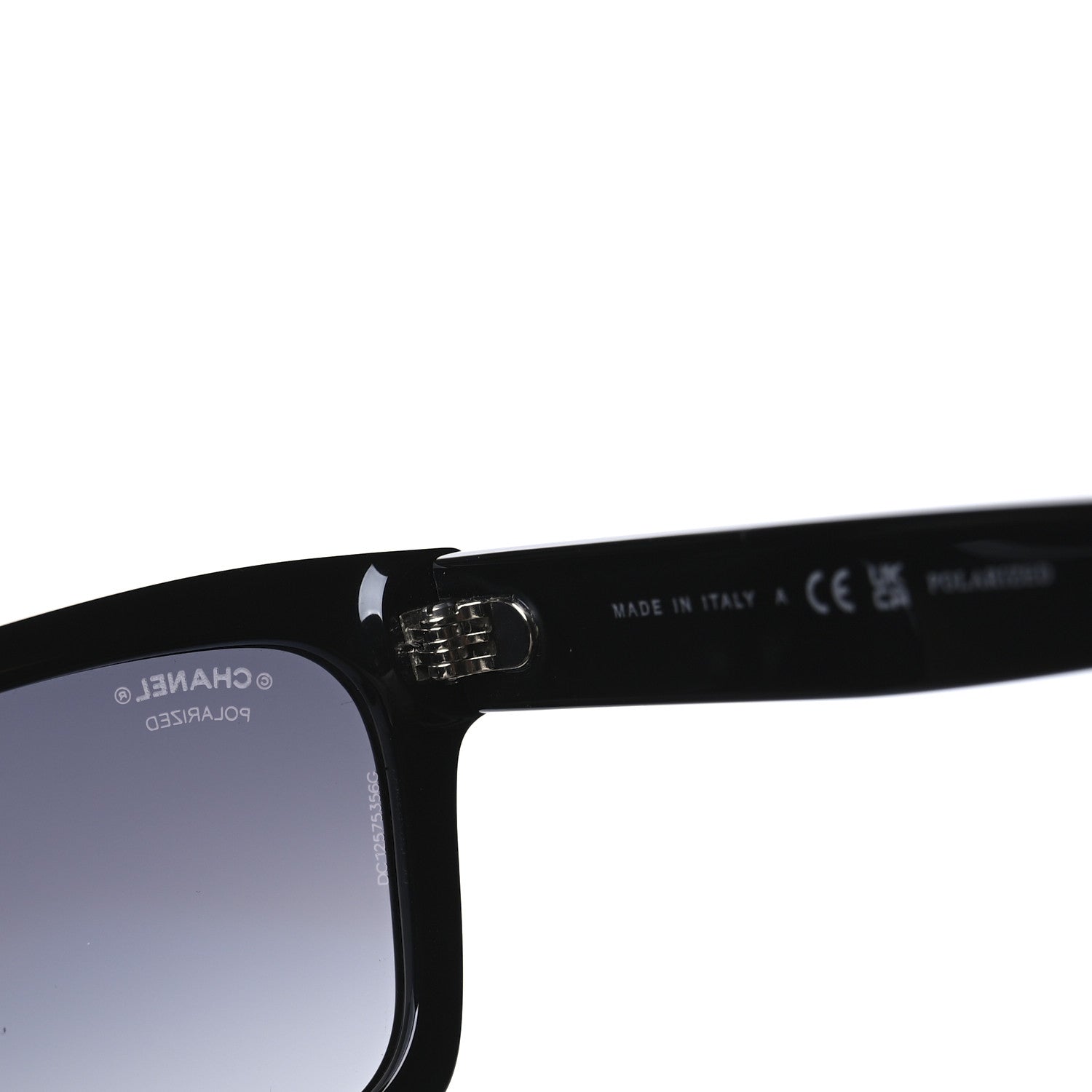 Chanel Acetate Polarized Square Sunglasses 5417-A Black 7 of 9