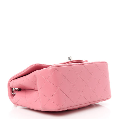 Chanel Lambskin Quilted Mini Square Flap Pink 4 of 11