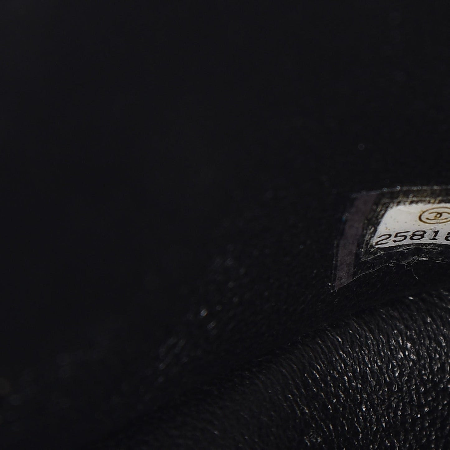 Caviar Quilted Mini Square Flap Black