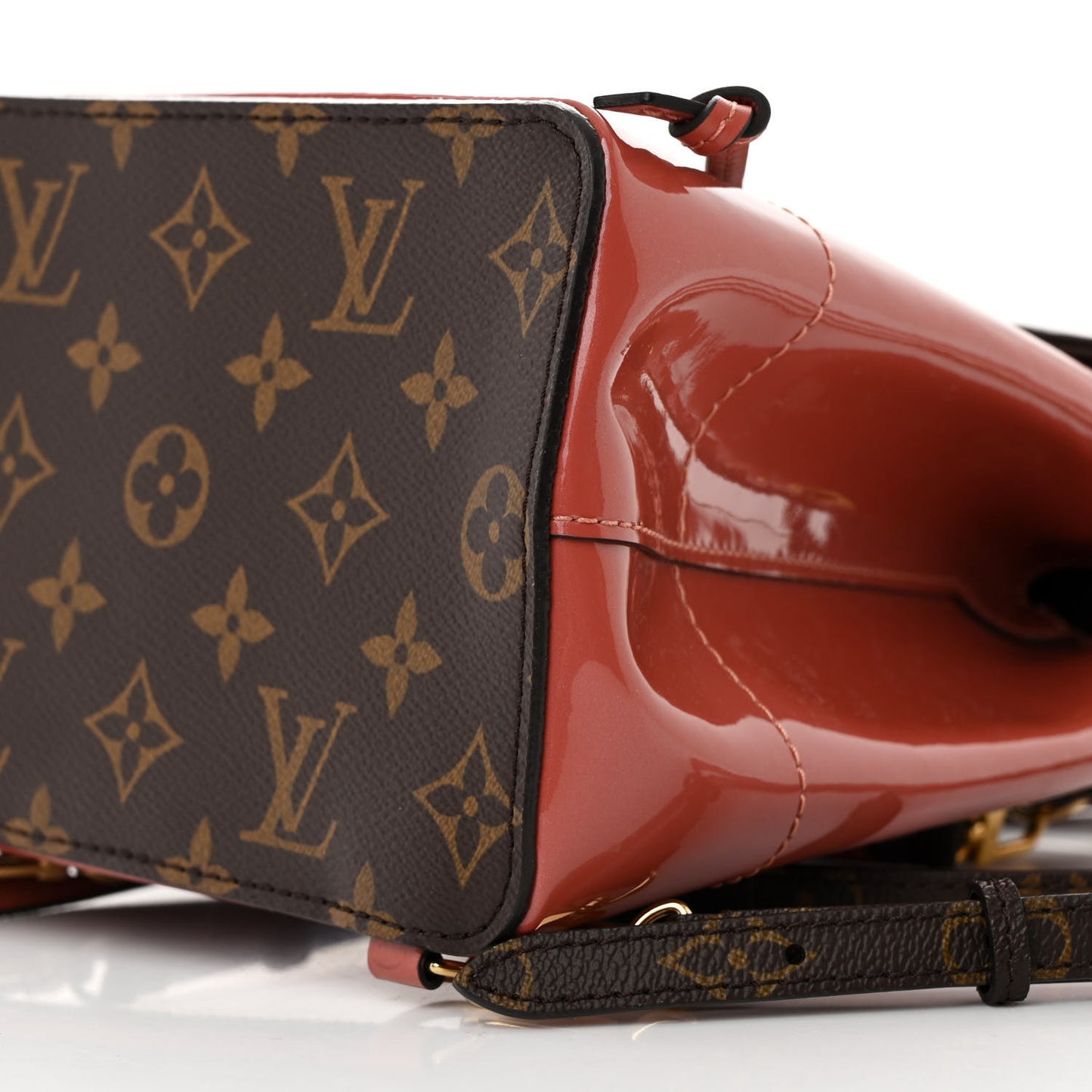 Patent Monogram Hot Springs Backpack Vieux Rose