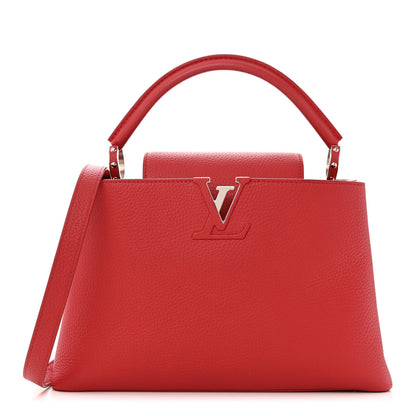 Louis Vuitton Taurillon Capucines BB Rubis 1 of 11
