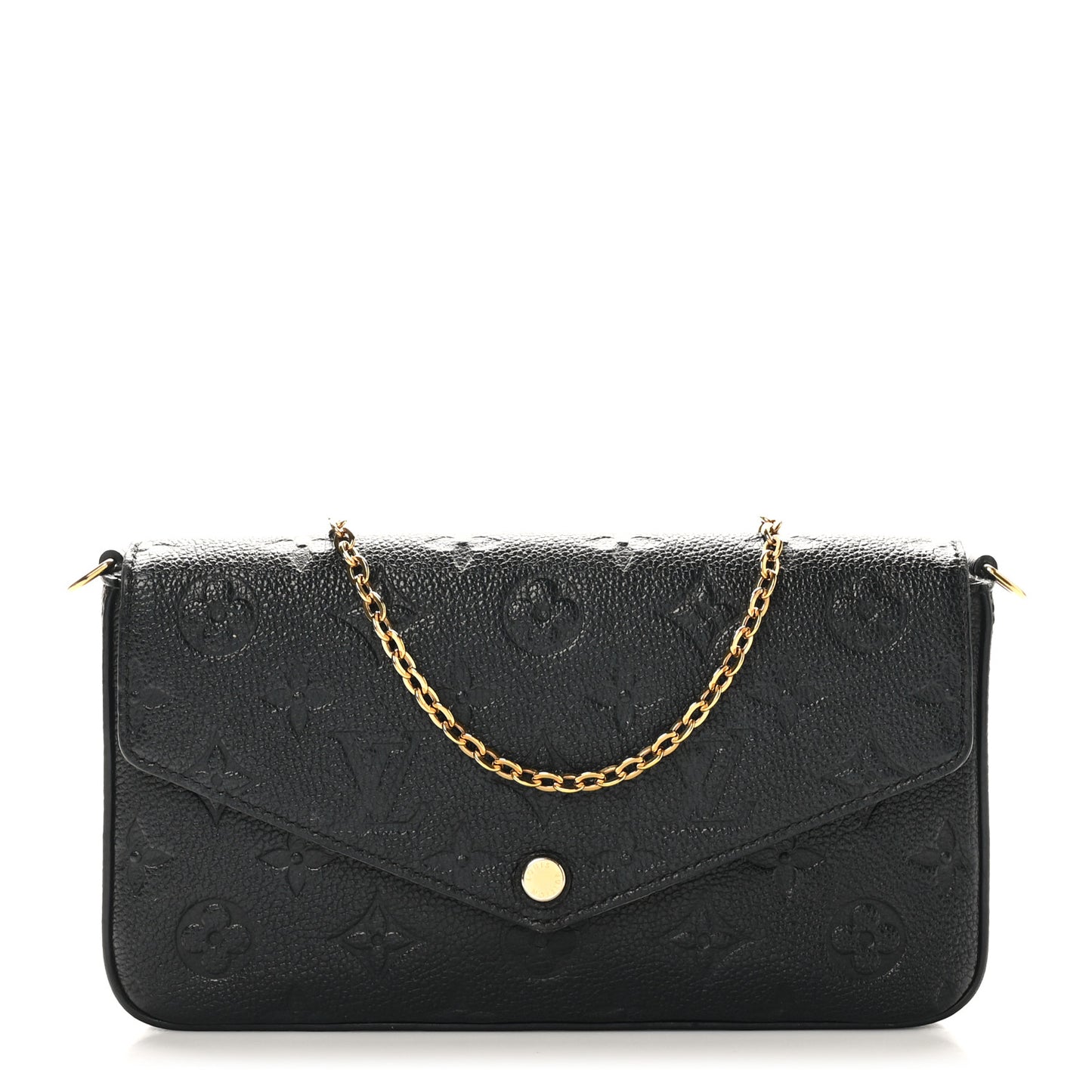 Empreinte Pochette Felicie Chain Wallet Black