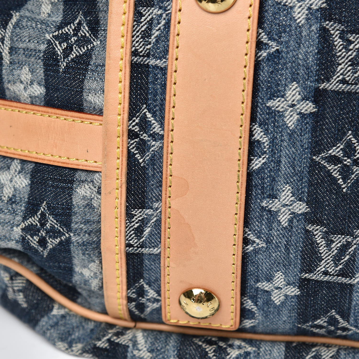 Louis Vuitton Denim Raye Cabas GM 19 of 26