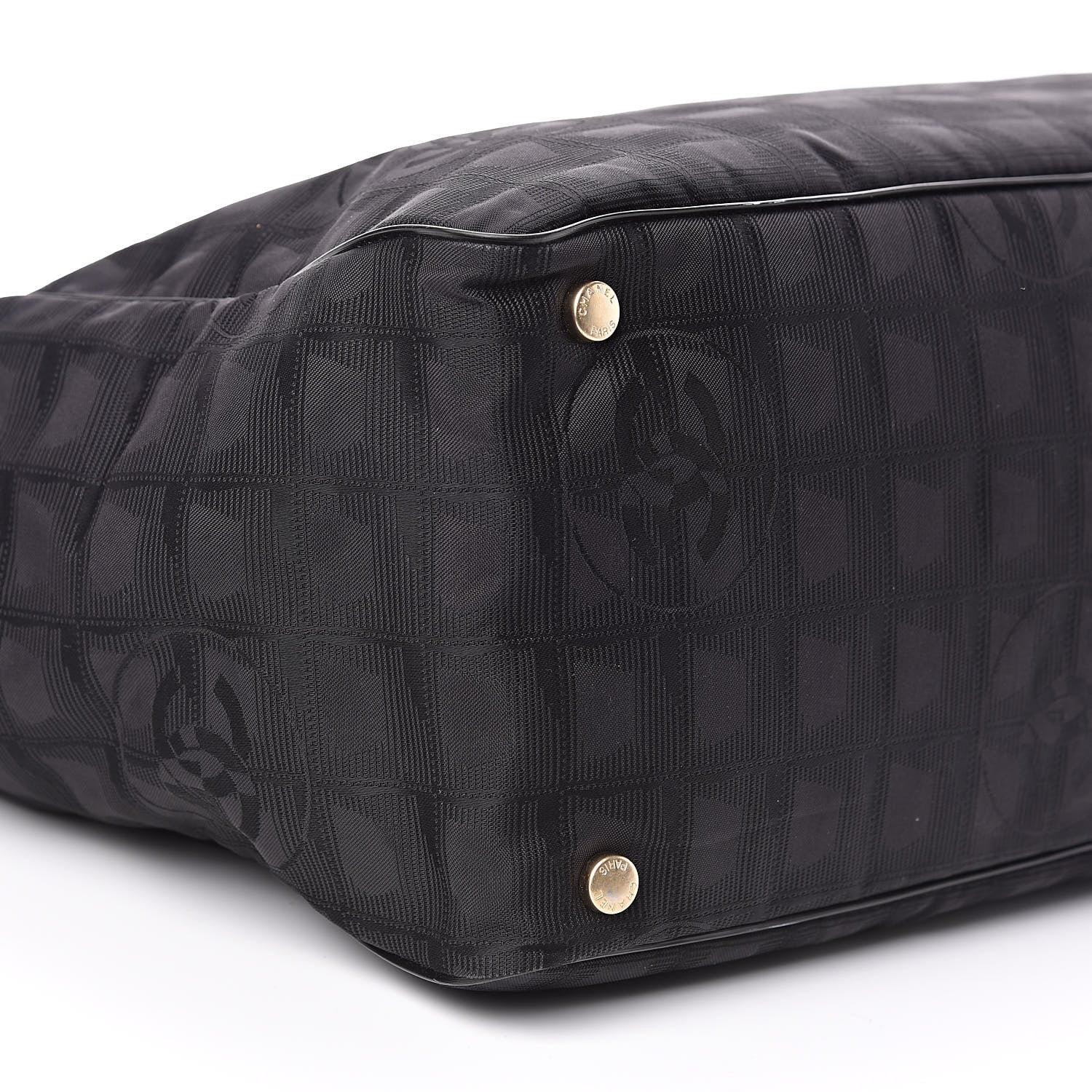 Chanel Nylon Large Travel Tote Black 8 of 12