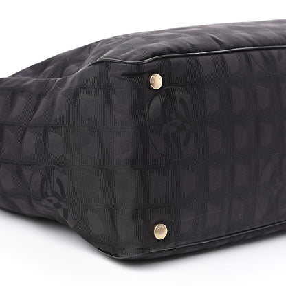 Chanel Nylon Large Travel Tote Black 8 of 12