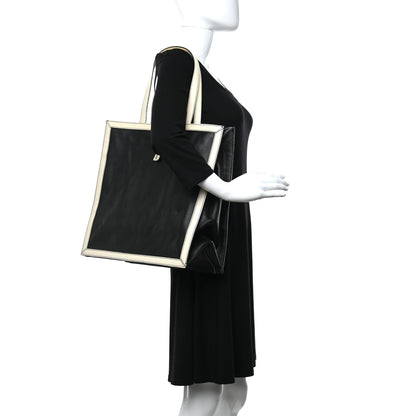 Saint Laurent Calfskin Walky Tote Black 3 of 11