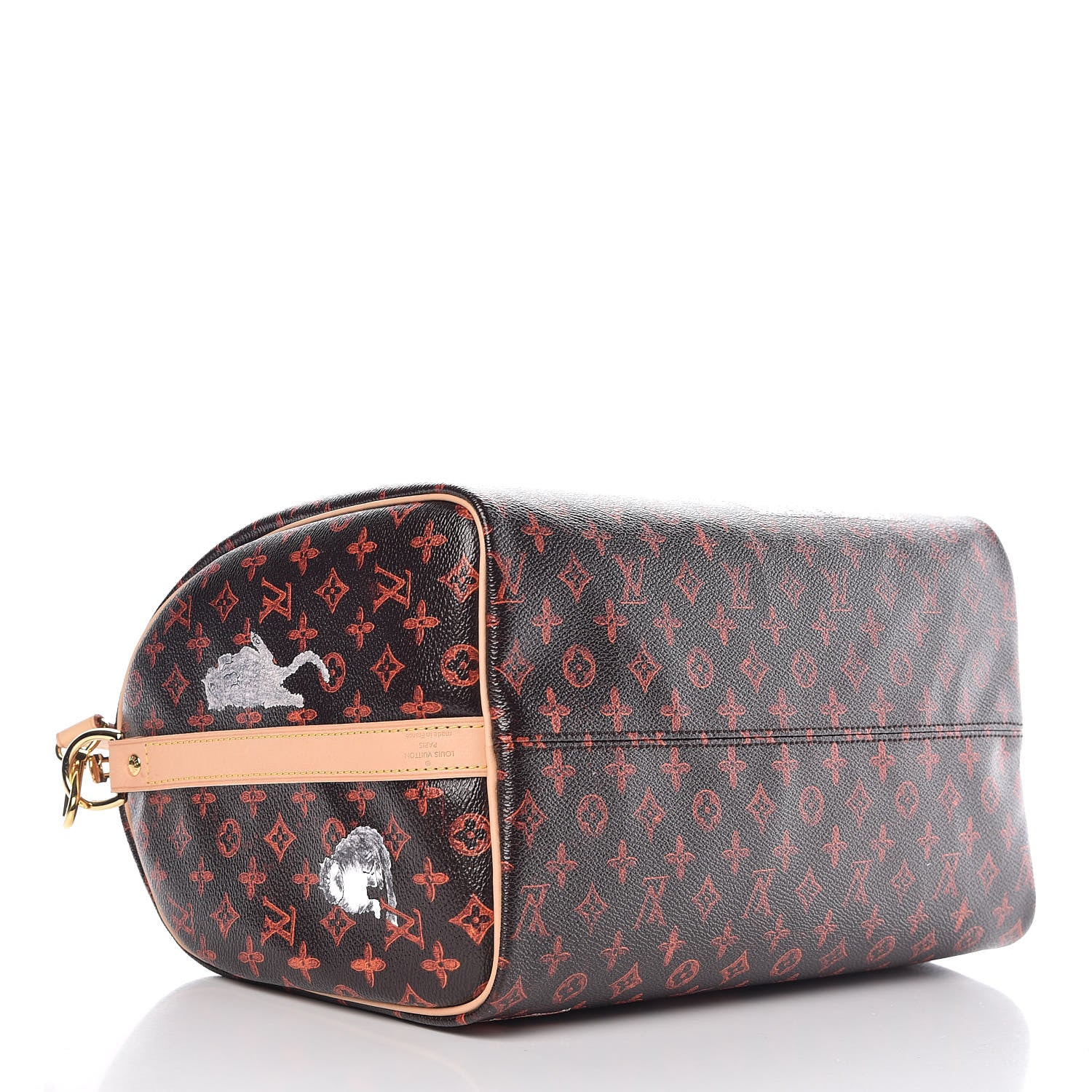 Louis Vuitton Catogram Speedy Bandouliere 30 Marron 5 of 10