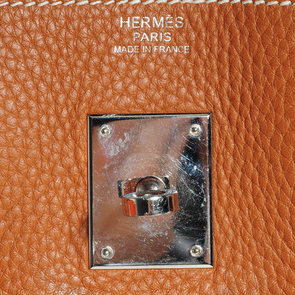 Hermes Taurillon Clemence Birkin 30 Gold 17 of 30