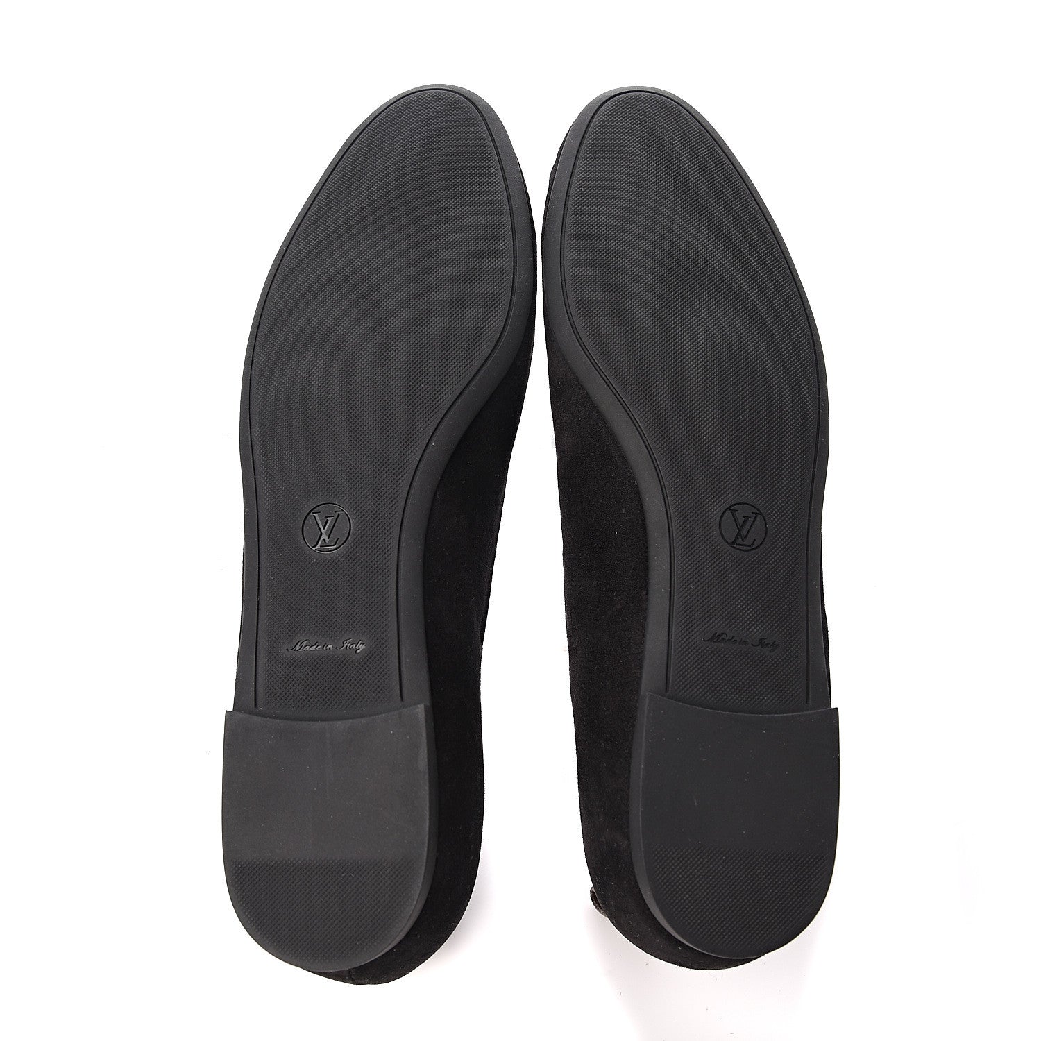 Louis Vuitton Suede Monogram Uniformes Ballet Flats 39.5 Black 5 of 9