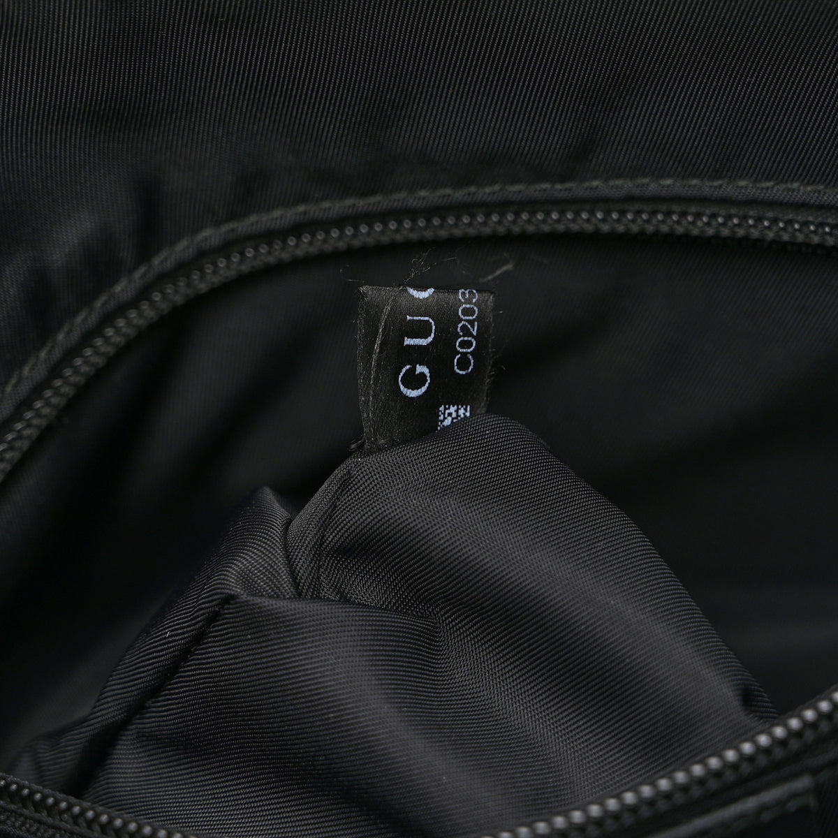 GG Supreme Monogram Flat Messenger Bag Black Grey